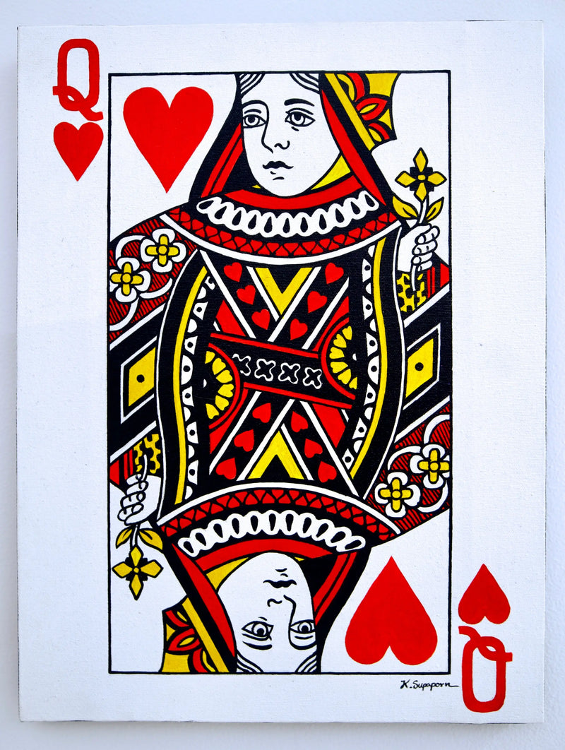 The King and Queen of Hearts | 30 x 40 cm (x2)