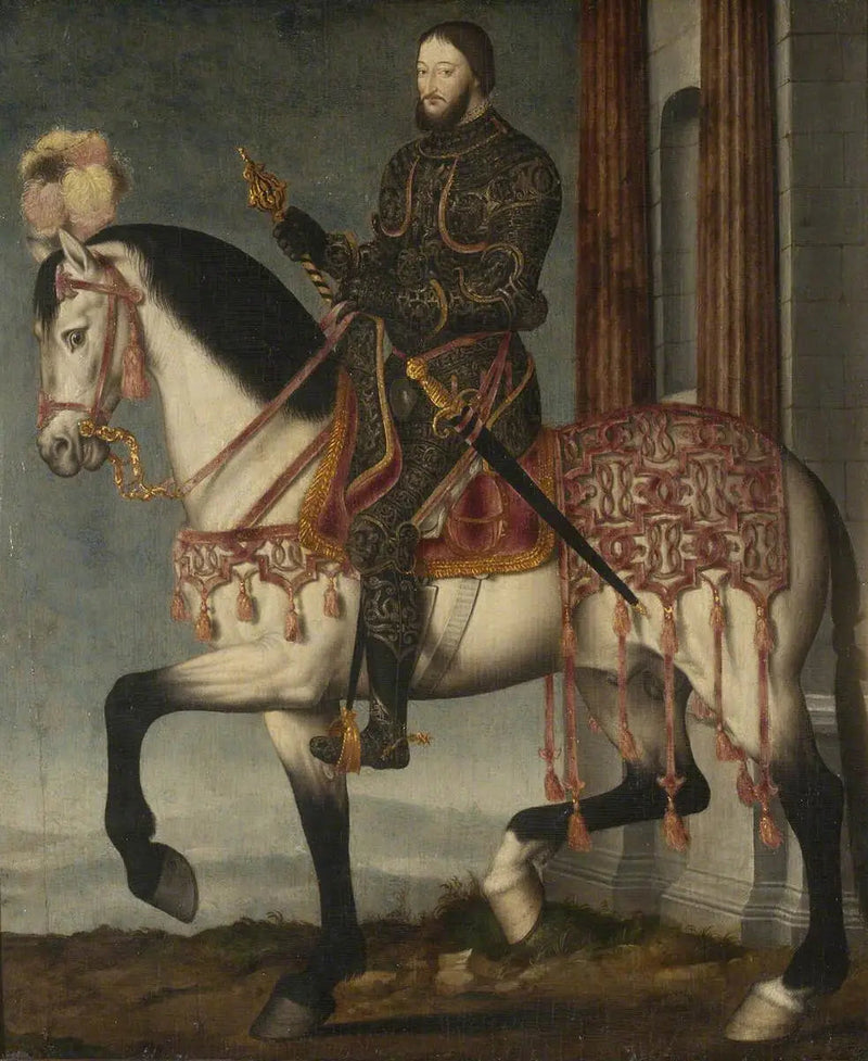 King François I, King of France (1494-1547) on horseback - François Clouet