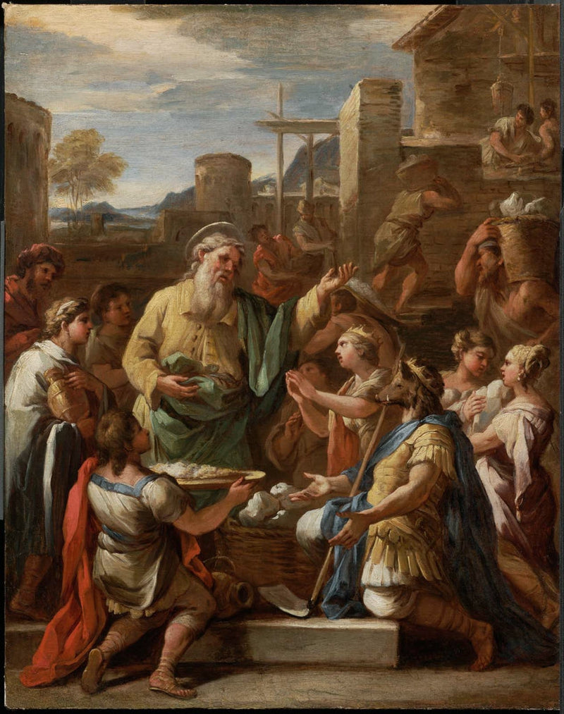 King Tiridate before Saint Gregory the Armenian - Luca Giordano