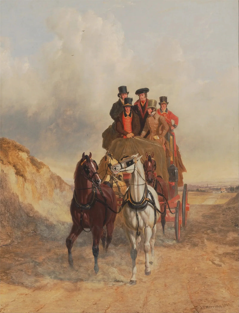 The Royal Mail Coach on the road - John Frederick Herring, Sr.