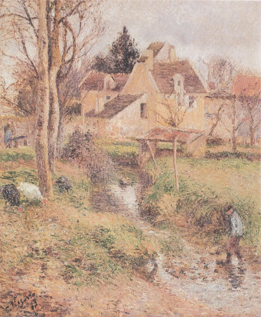 The Stream at Osny - Camille Pissarro