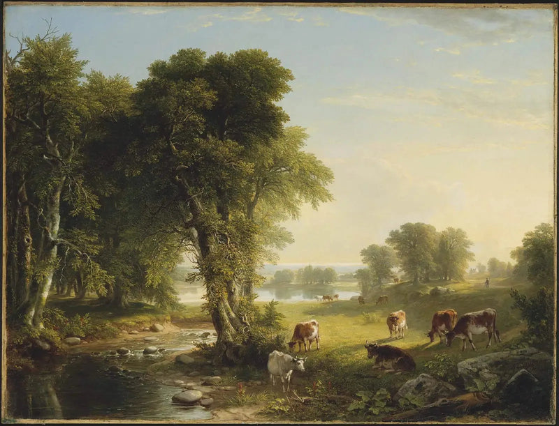 The babbling brook - Asher Brown Durand