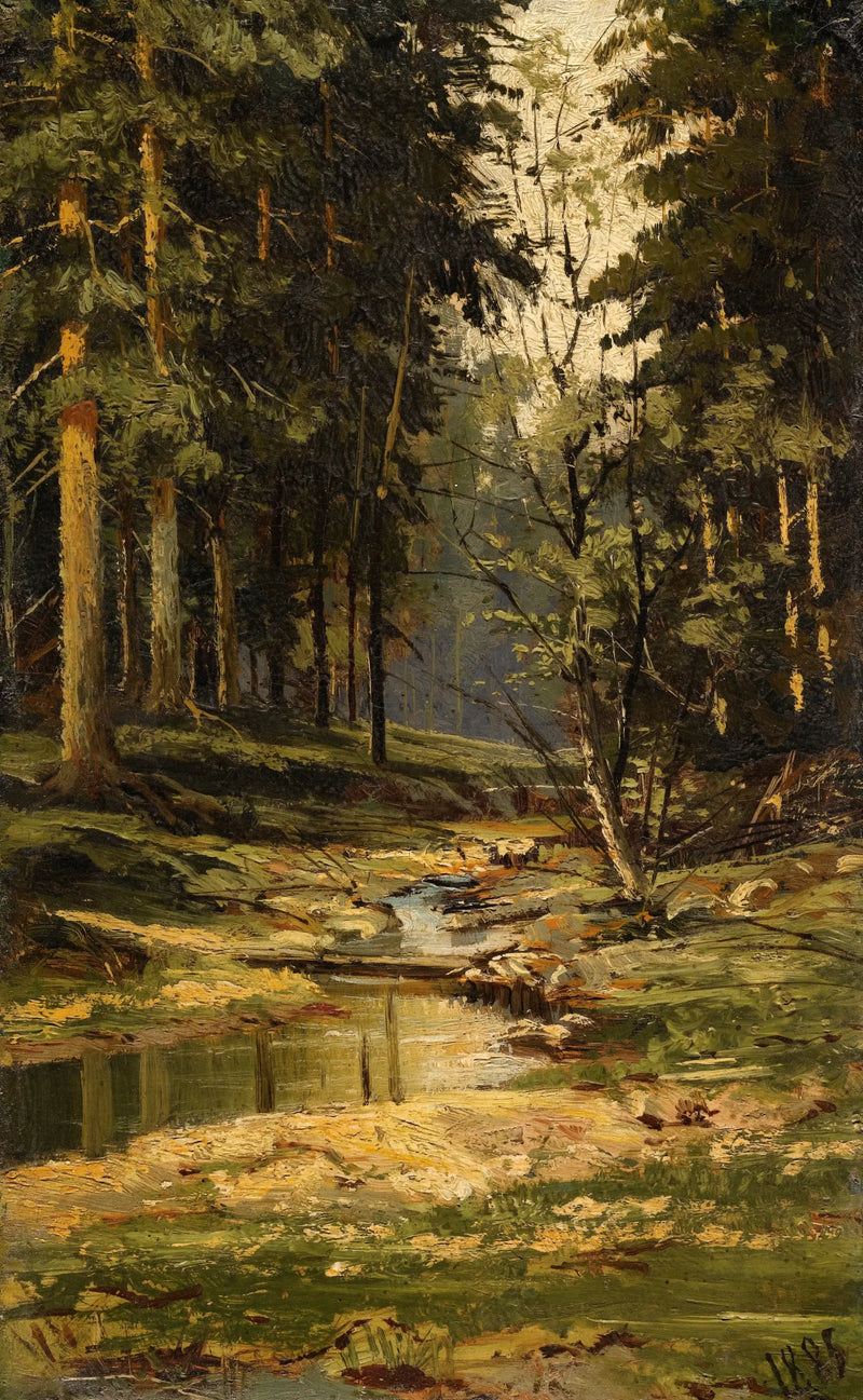 The Forest Stream - Ivan Chichkine