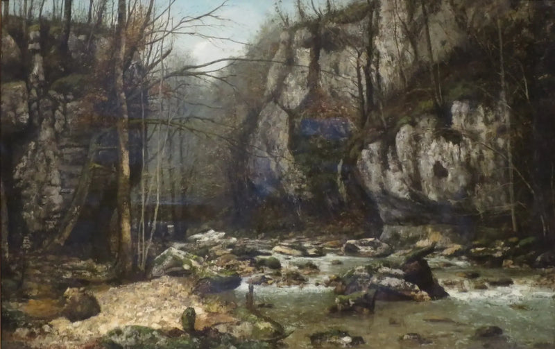 The Black Well Stream - Gustave Courbet
