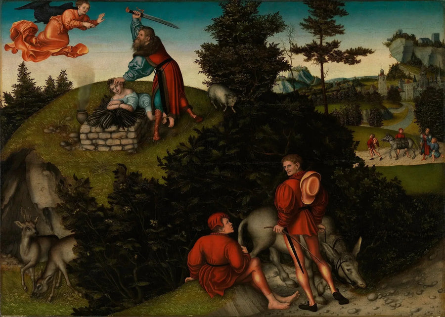 The Sacrifice of Abraham - Lucas Cranach the Elder