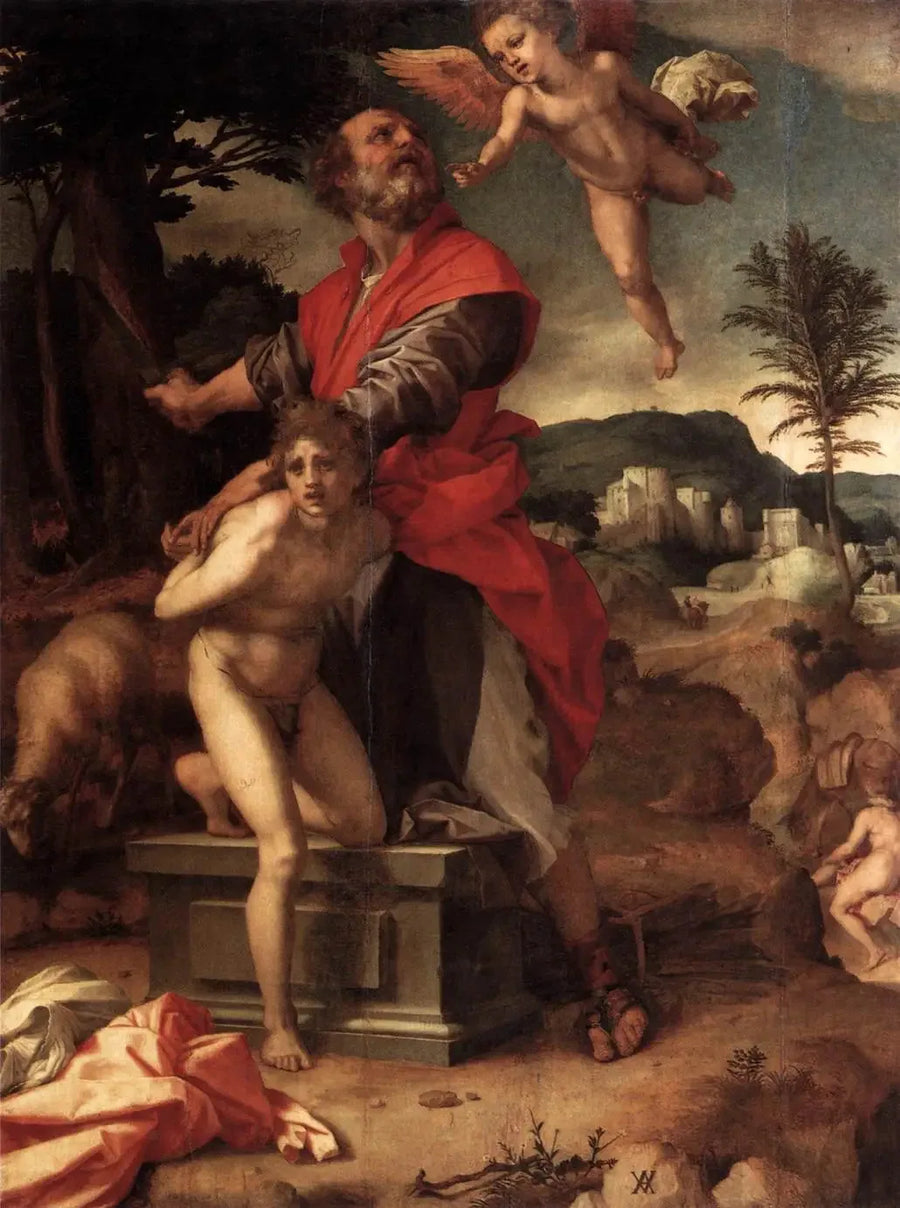 The Sacrifice of Isaac - Andrea del Sarto