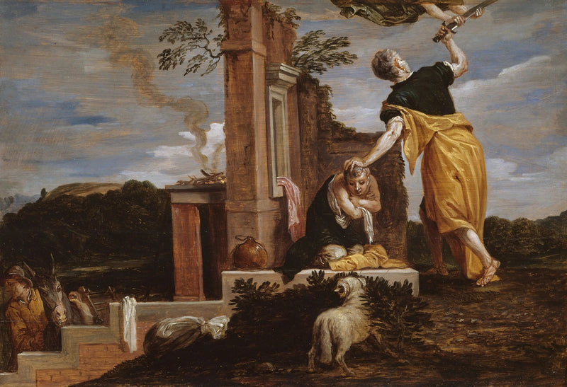 The Sacrifice of Isaac by Abraham - David Teniers the Younger