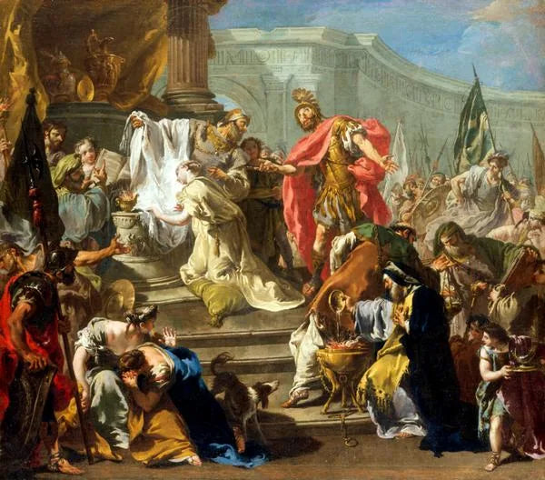 The Sacrifice of Jephté's Daughter (Pittoni, Southampton) - Giovanni Battista Pittoni