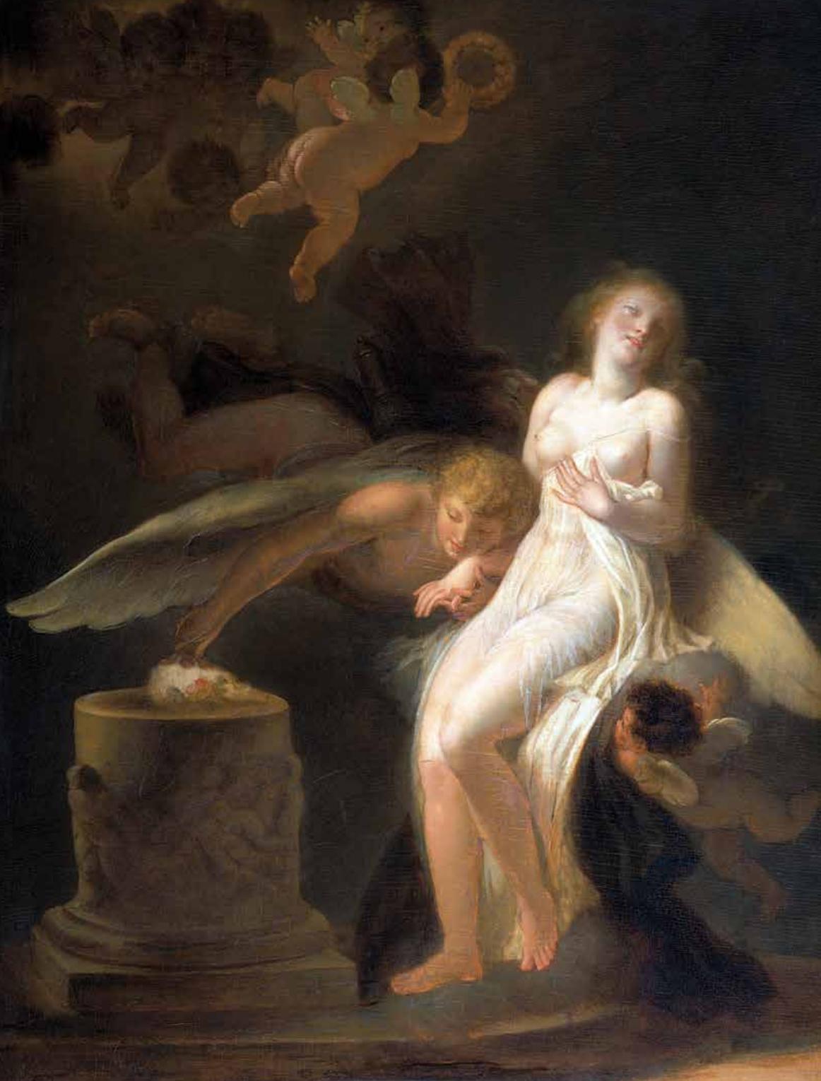 The Sacrifice of the Rose - Jean-Honoré Fragonard