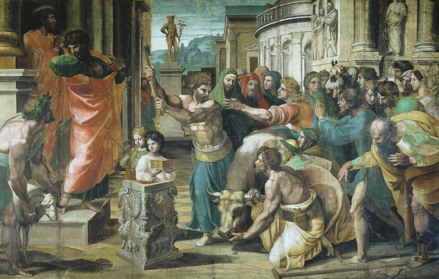 The Sacrifice of Lystra - Raphael Sanzio