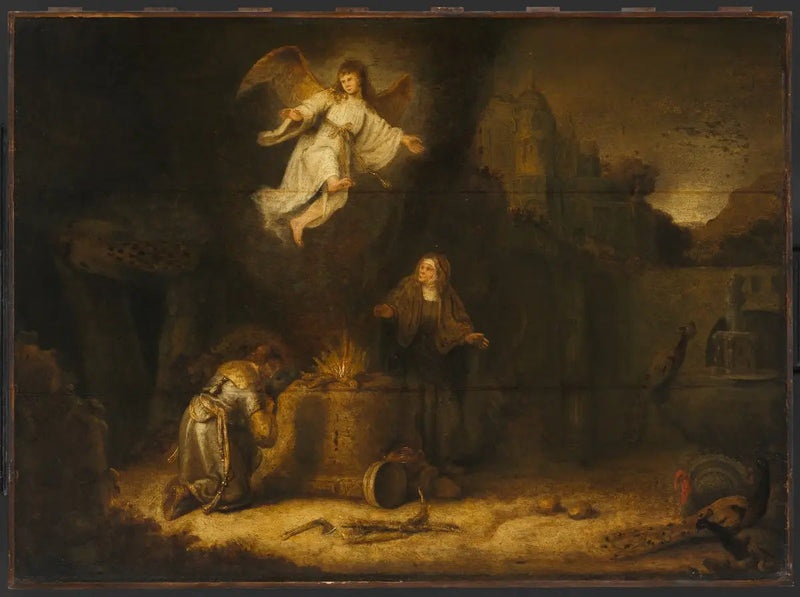 The Sacrifice of Manoah - Rembrandt
