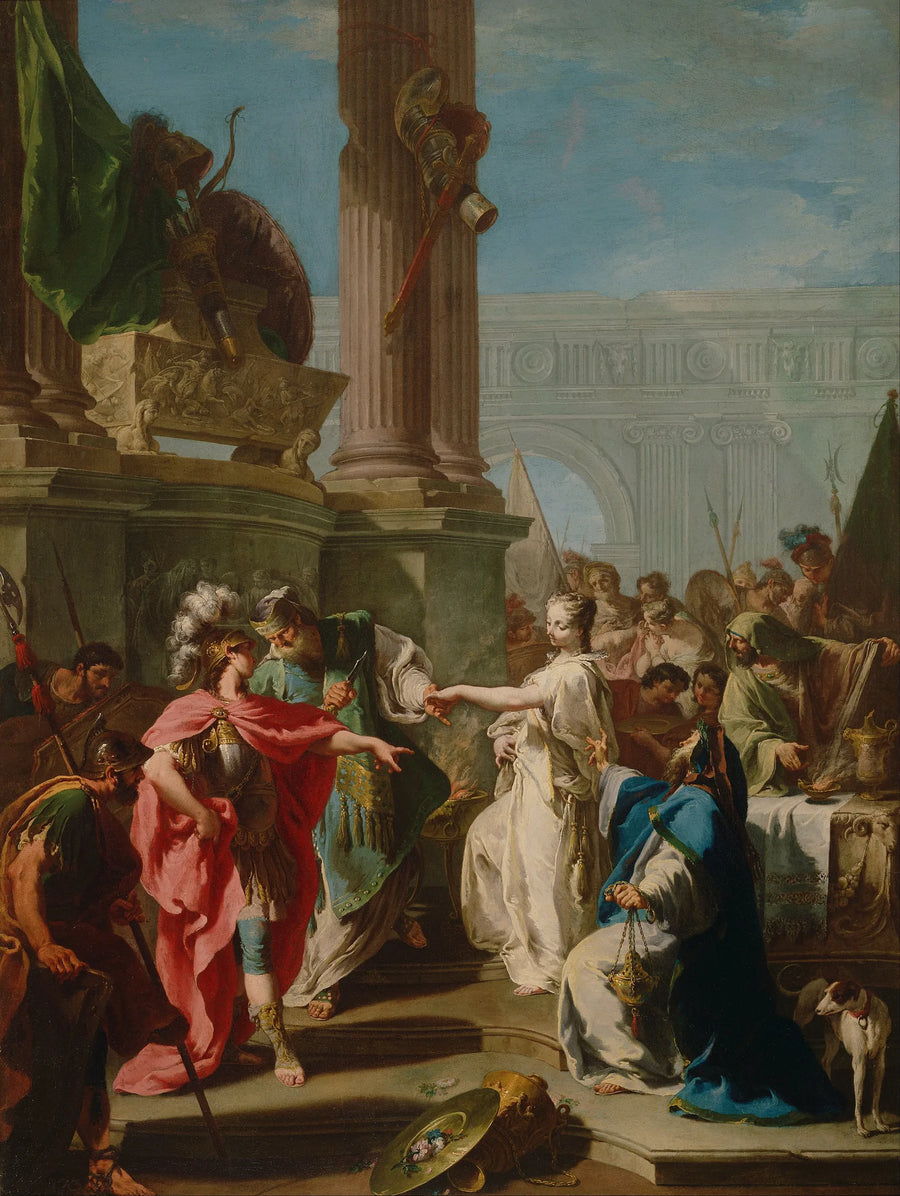The Sacrifice of Polyxena by Malibu - Giovanni Battista Pittoni
