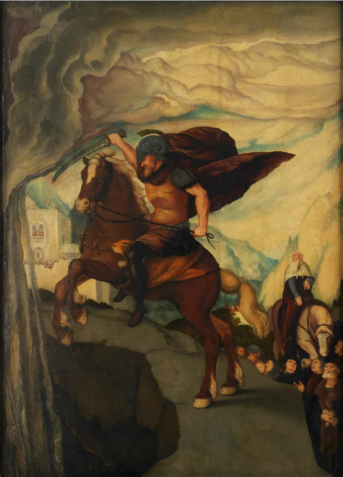 The sacrifice of oneself by Marcus Curtius - Hans Baldung Grien