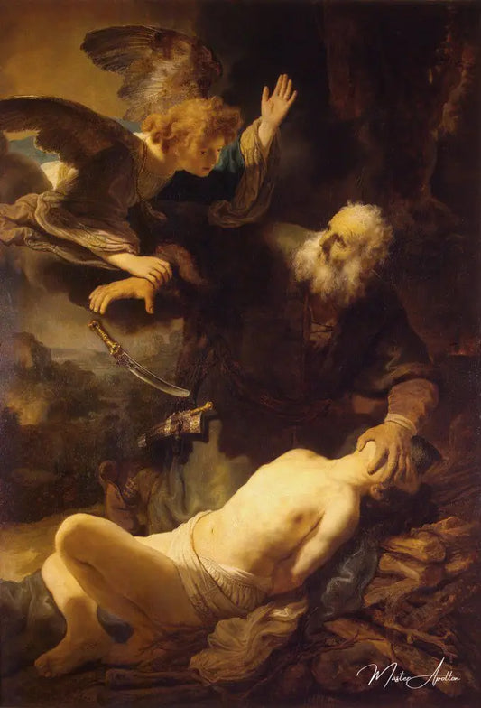 Le Sacrifice d'Isaac (Rembrandt) - Rembrandt van Rijn - Reproductions de tableaux et peintures haut de gamme