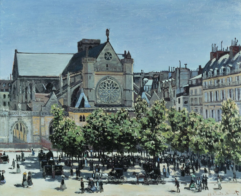 The Saint-Germain of Auxerrois Paris - Claude Monet