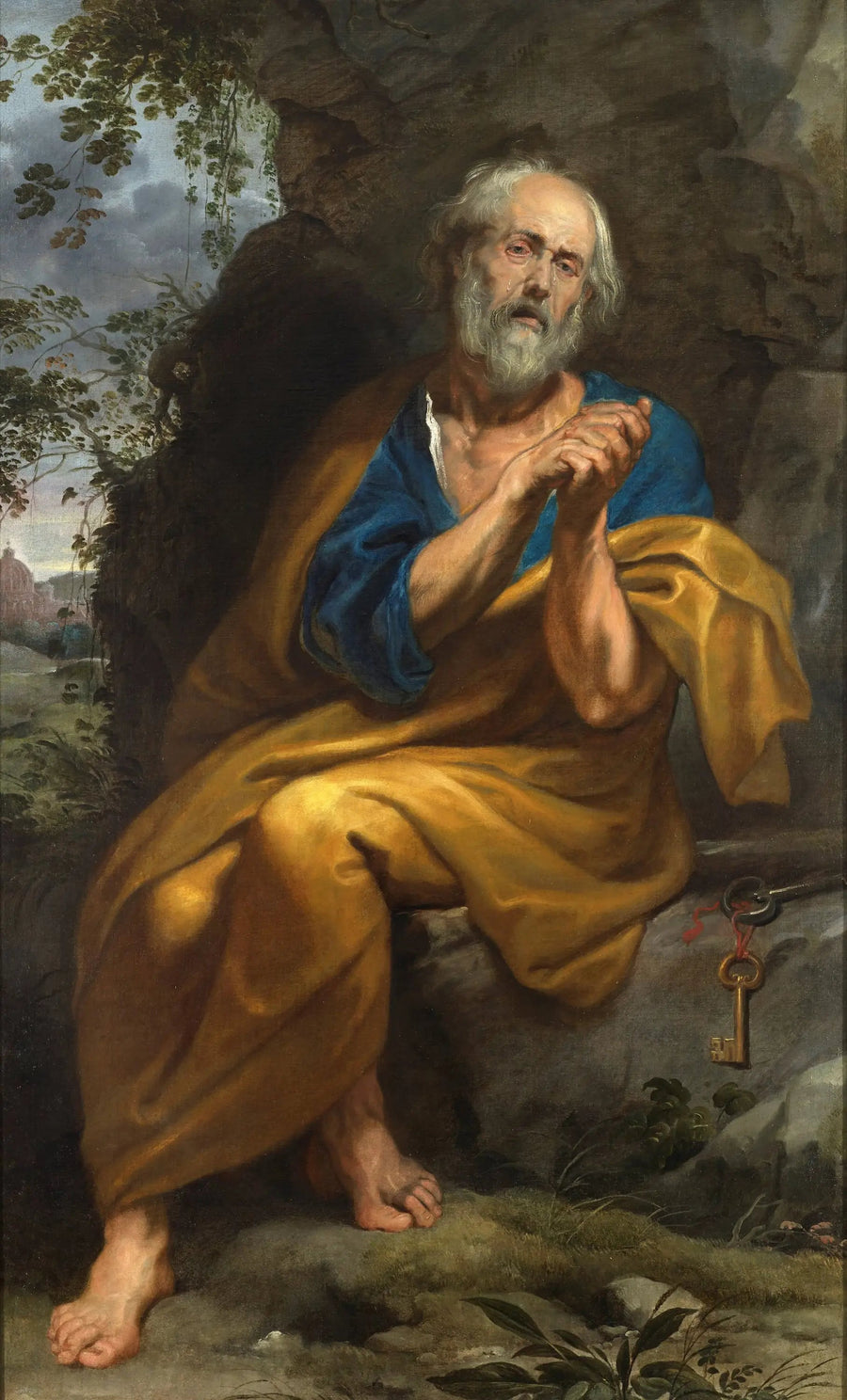 The Penitent Saint Peter - Antoine van Dyck
