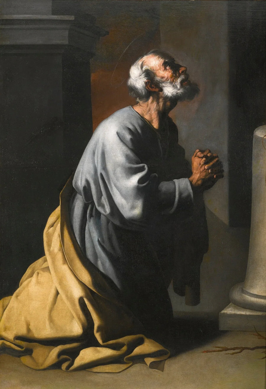 The Penitent Saint Peter - Francisco de Zurbarán