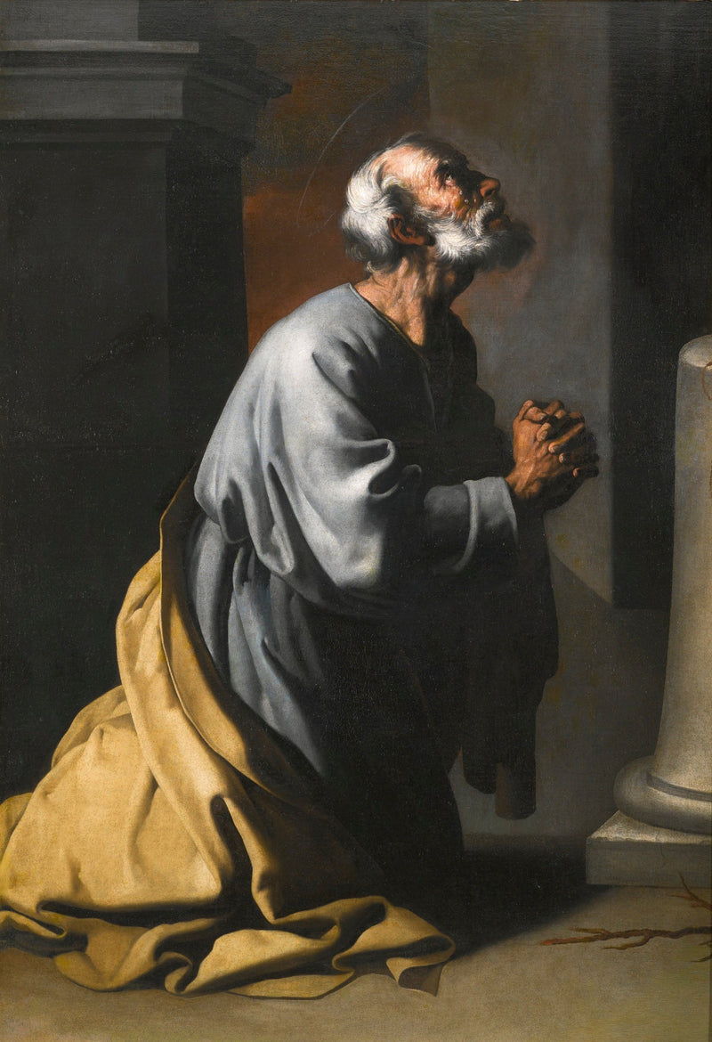 The Penitent Saint Peter - Francisco de Zurbarán