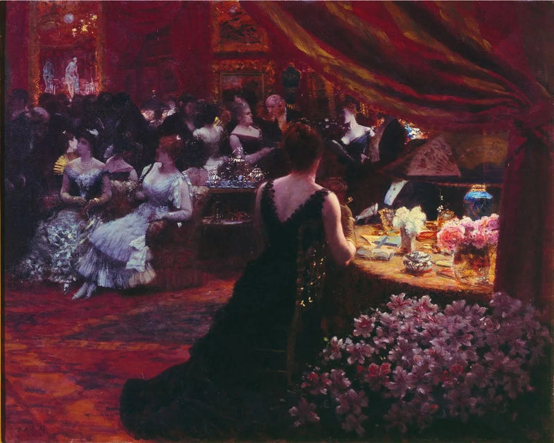 The Salon of Princess Mathilde Bonaparte - Giuseppe De Nittis