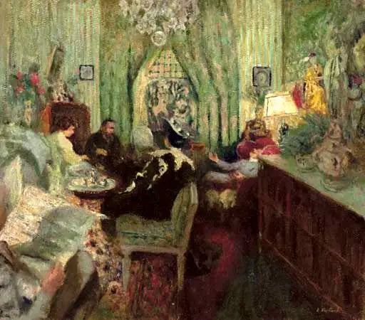 The Salon of Madame Aron - Édouard Vuillard
