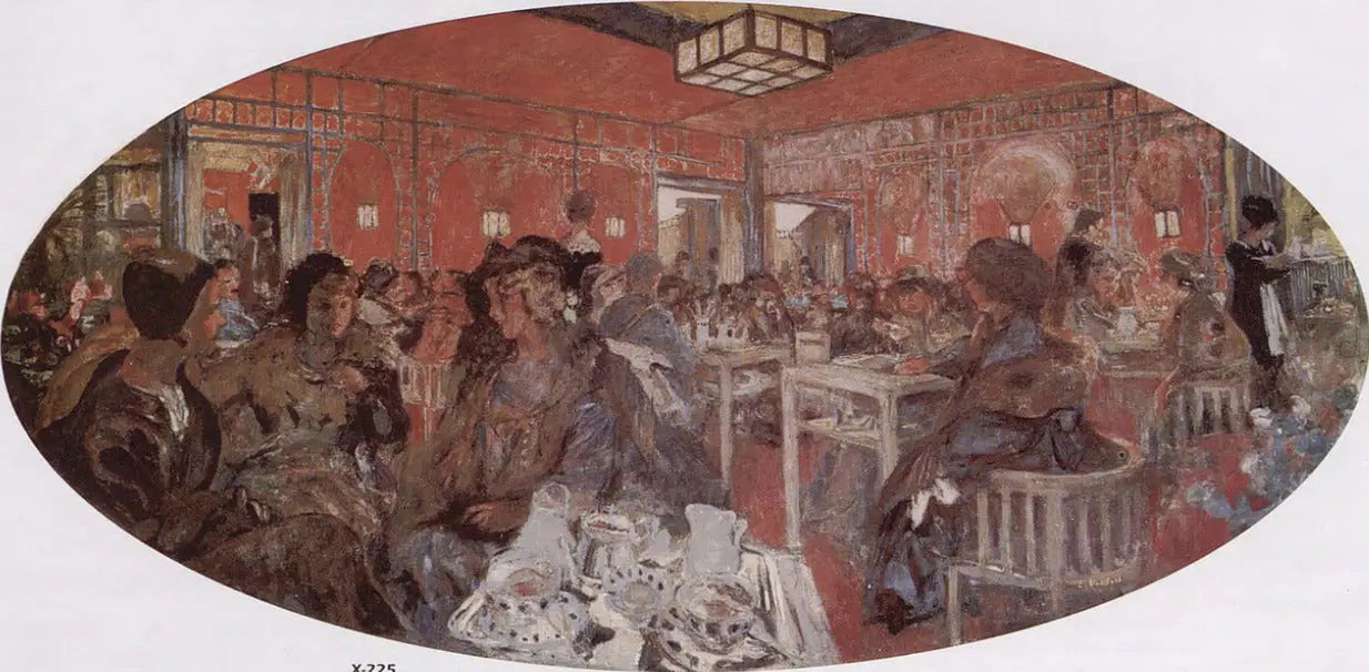 Le salon de thé du Grand Teddy - Édouard Vuillard - Alpha Reproduction