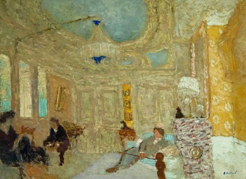 The Hessel Lounge, Rivoli Street - Édouard Vuillard