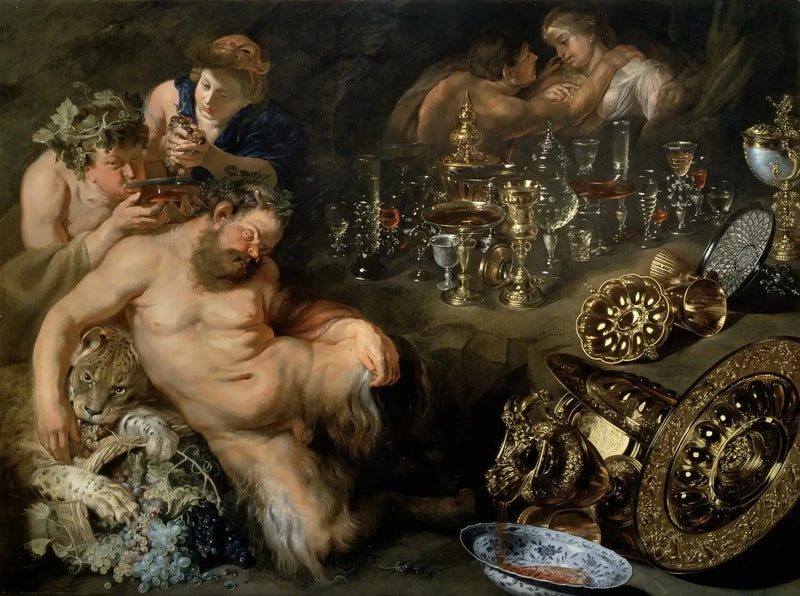 The Drunken Satyr - Peter Paul Rubens