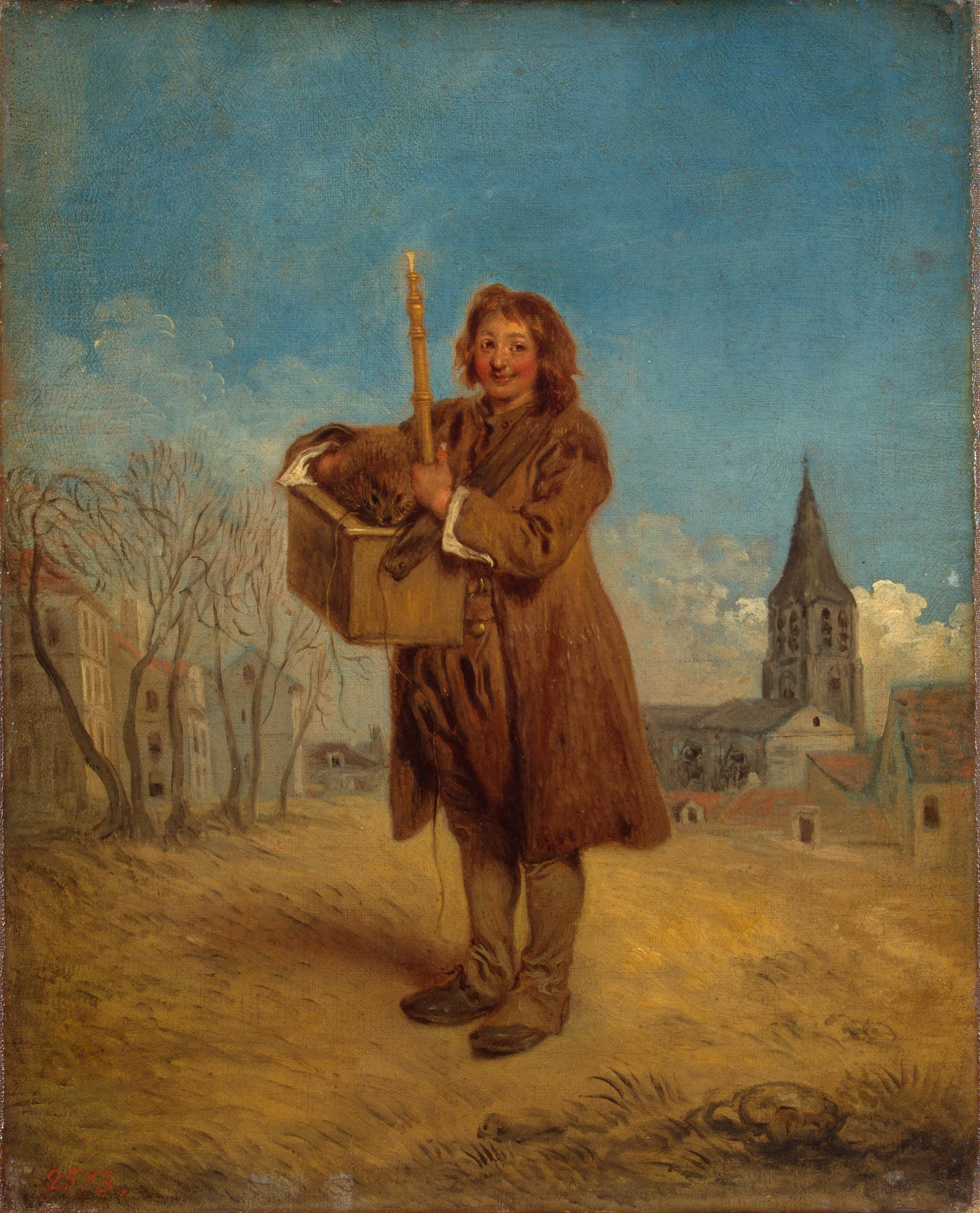 Le Savoyard et la Marmotte - Antoine Watteau - Alpha Reproduction
