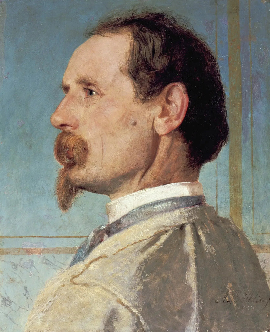 The sculptor Joseph von Kopf - Arnold Böcklin