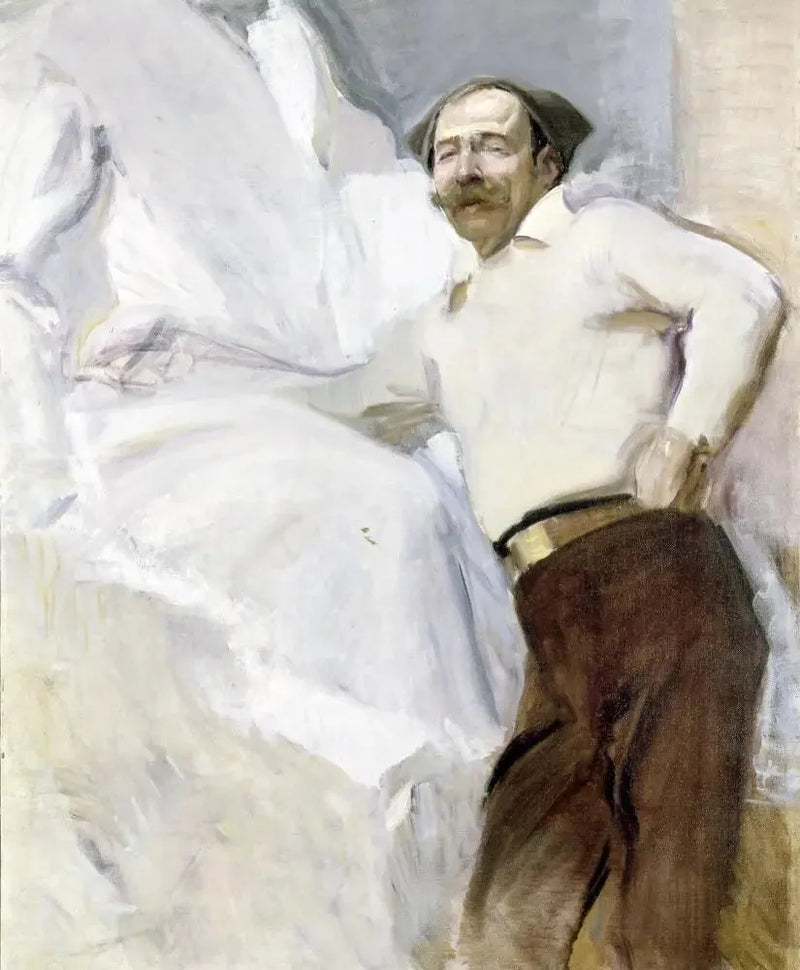 The Sculptor, Mariano Benlliure and Gil - Joaquín Sorolla