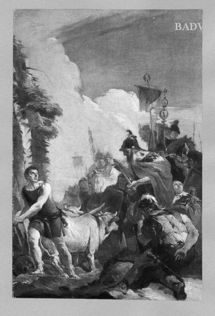 The Senate summons Cincinnatus - Giovanni Battista Tiepolo