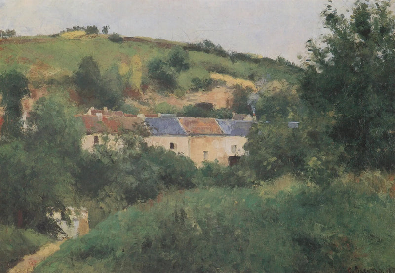The Village Path - Camille Pissarro
