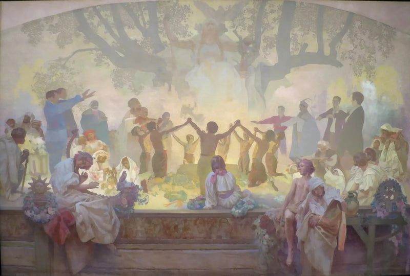 The Oath of Omladina - Alphonse Mucha