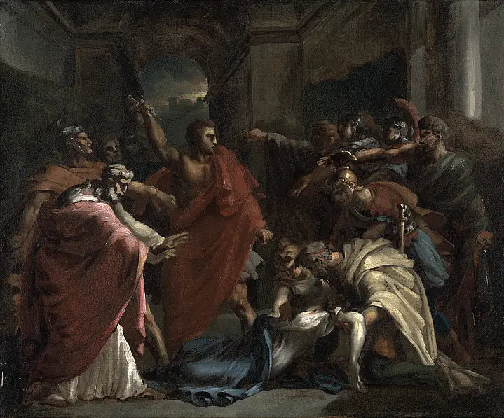 The Oath of Brutus after the Death of Lucretia - Théodore Géricault