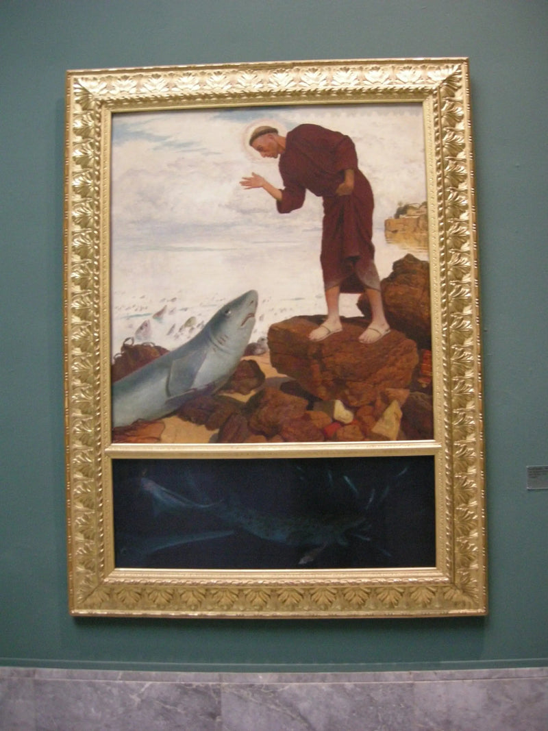 The Sermon of Antoine - Arnold Böcklin