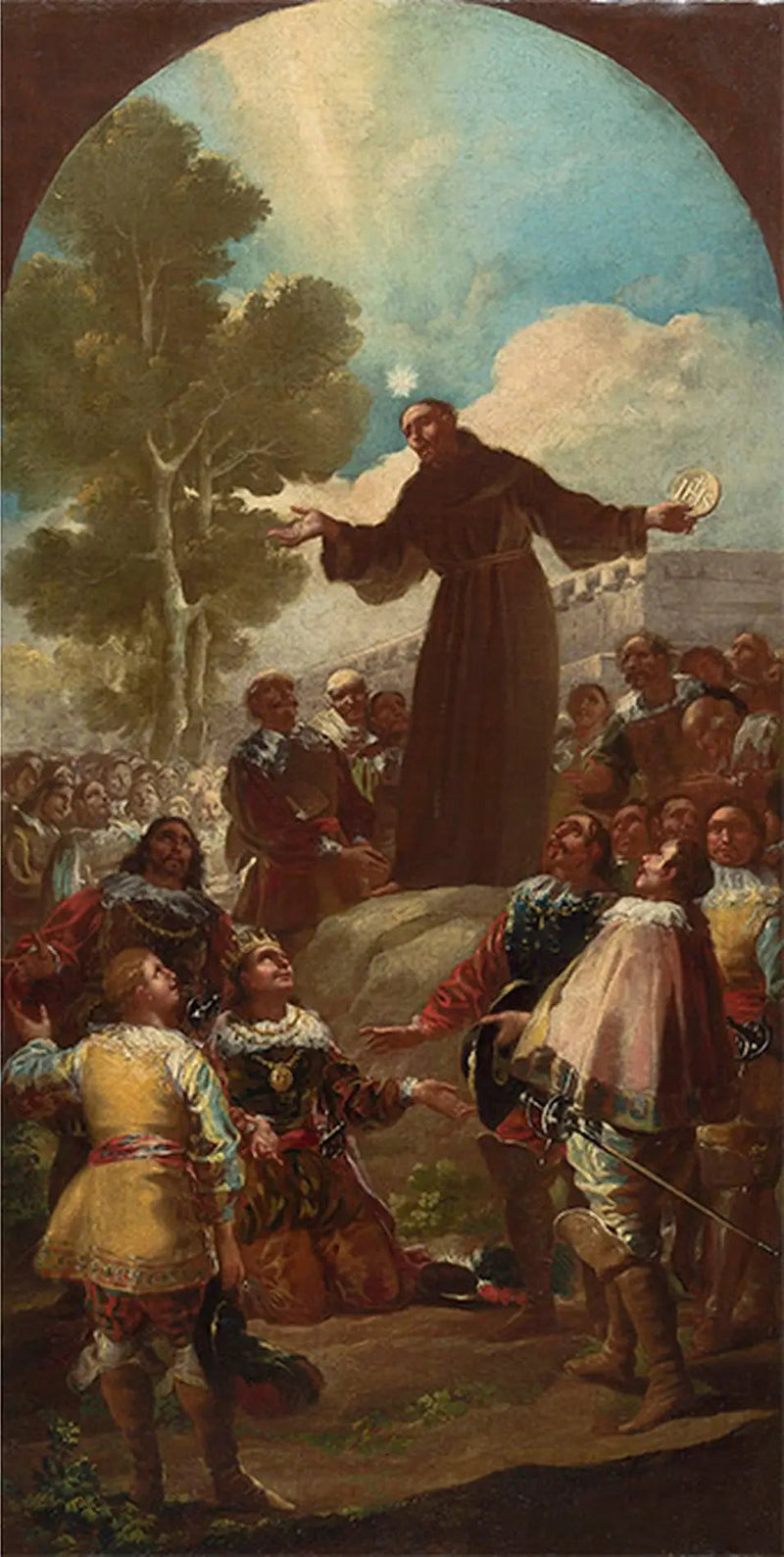 The Sermon of Saint Bernardino of Siena - Francisco de Goya