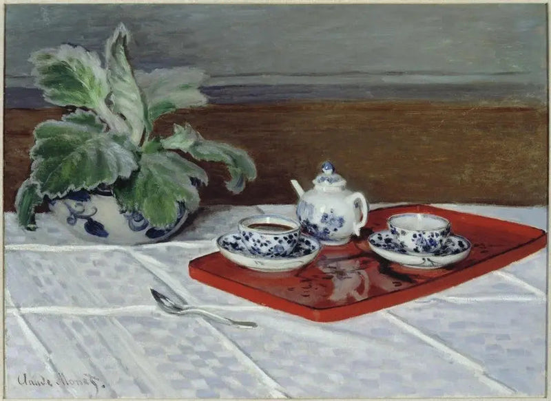 The Tea Service - Claude Monet