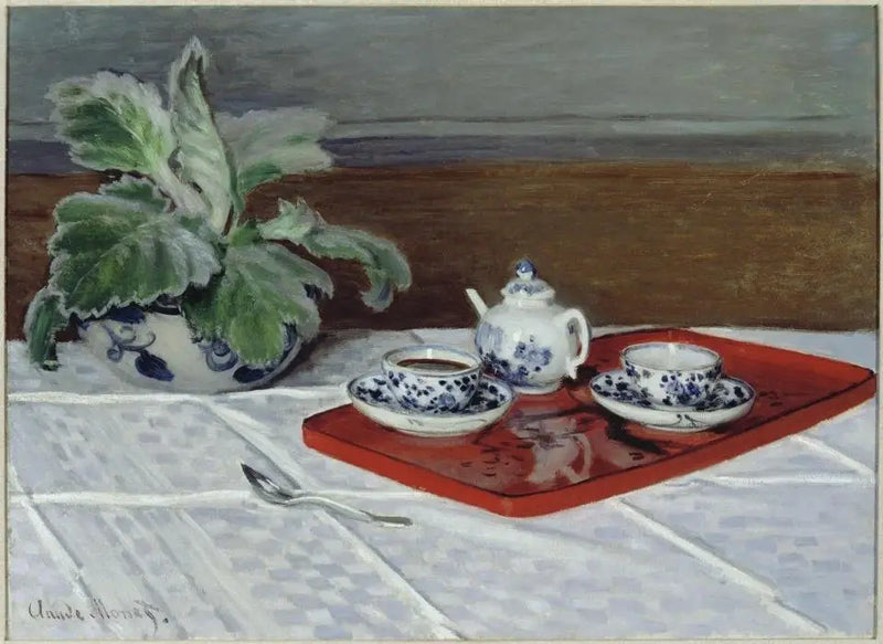 The Tea Service - Claude Monet