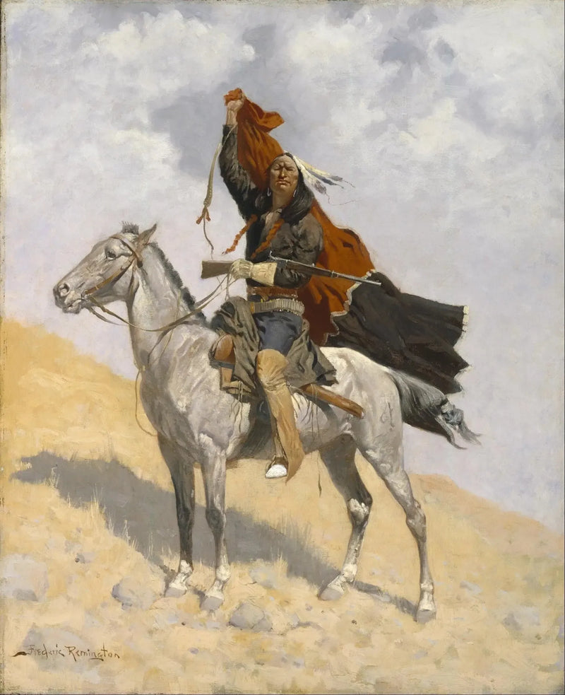 The Signal of the Cover - Frederic Remington