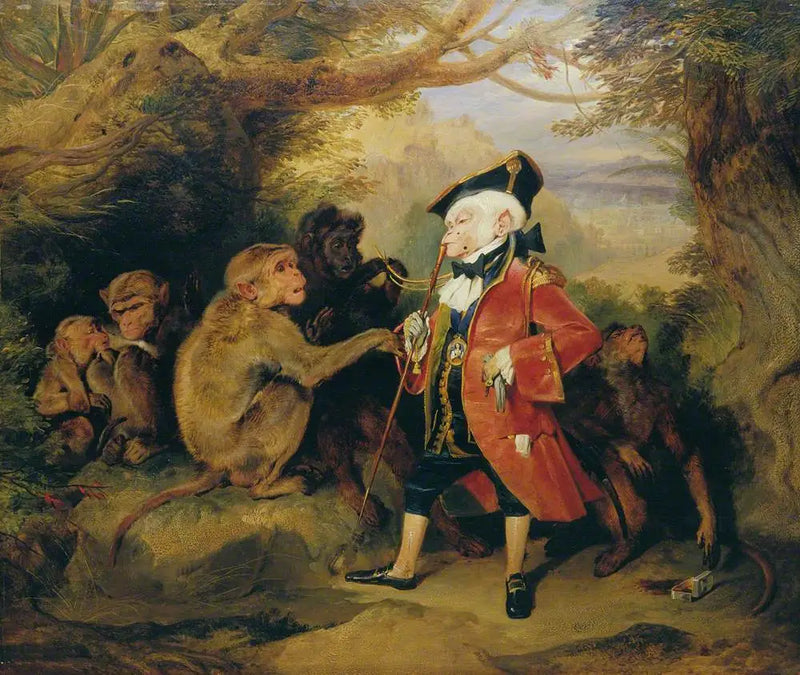 The Traveling Monkey - Edwin Henry Landseer
