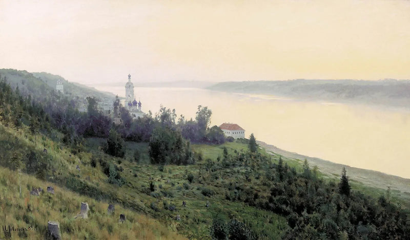 Evening. Golden folds - Isaac Levitan