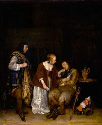 Le Soldat endormi - Gerard ter Borch