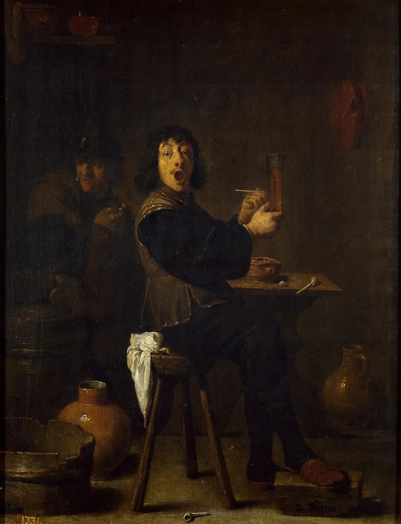 The Joyful Soldier - David Teniers the Younger