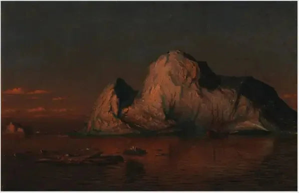 The Midnight Sun over the Melville Strait, Northwest Passage - William Bradford