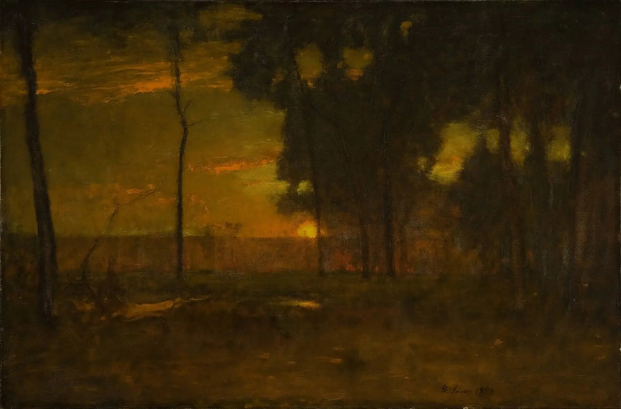 The shining sun - George Inness