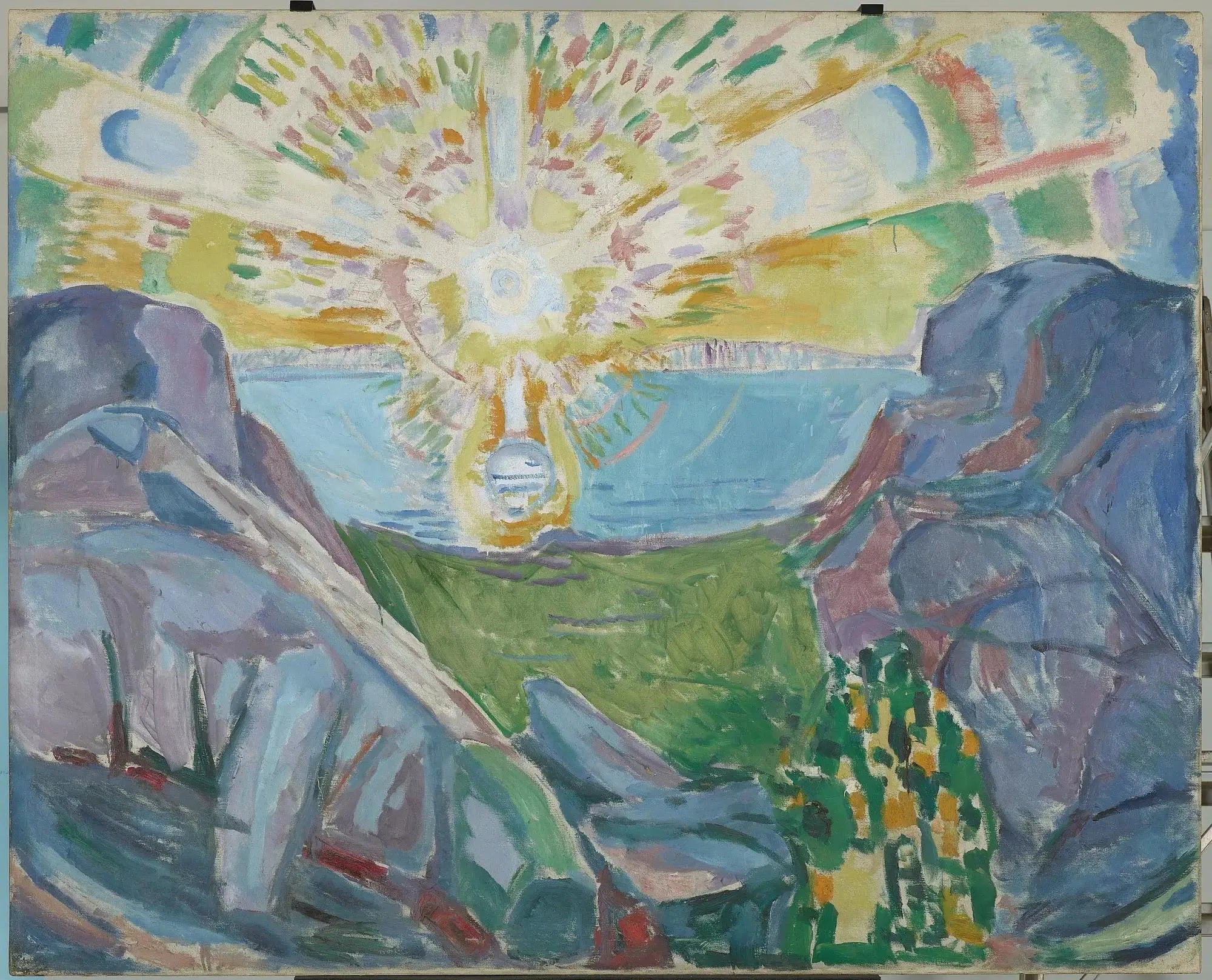 Le Soleil - Edvard Munch image 1 reproduction réalisée par Alpha Reproduction