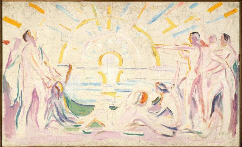 The Sun and the Awakening of Naked Men - Edvard Munch