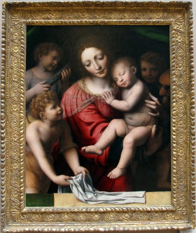The Sleep of the Child Jesus - Bernardino Luini