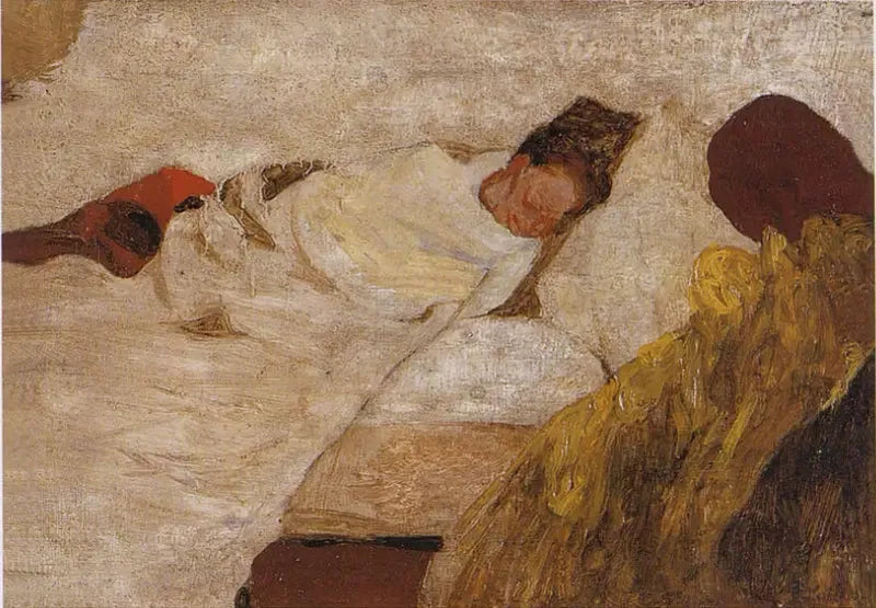 Madame Vuillard's Sleep - Édouard Vuillard