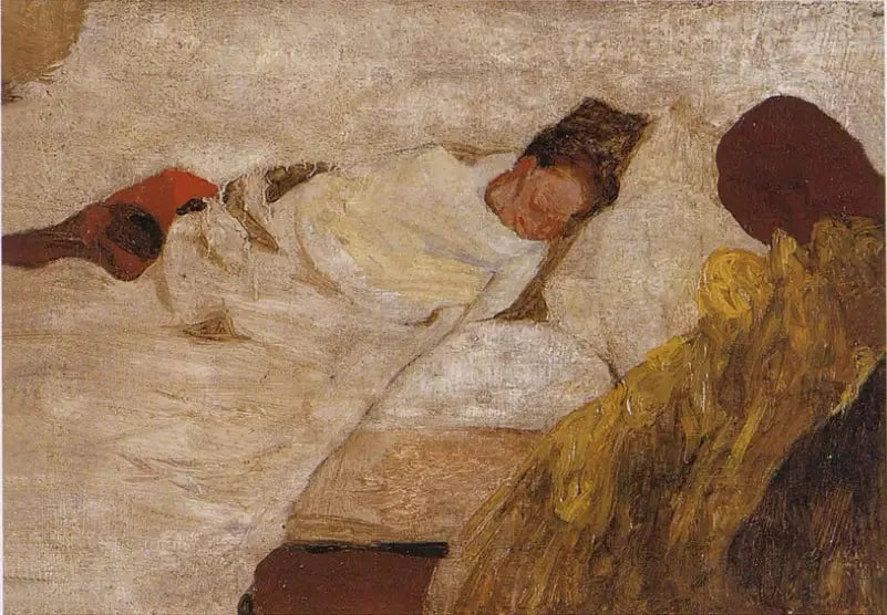 Madame Vuillard's Sleep - Édouard Vuillard